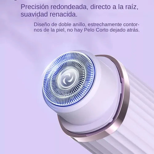 TEKNOHOLIC SmoothTrim 2 en 1: Afeitado Corporal y Facial Sin Dolor